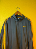 Nike Grey/Yellow Track Jacket - XLarge