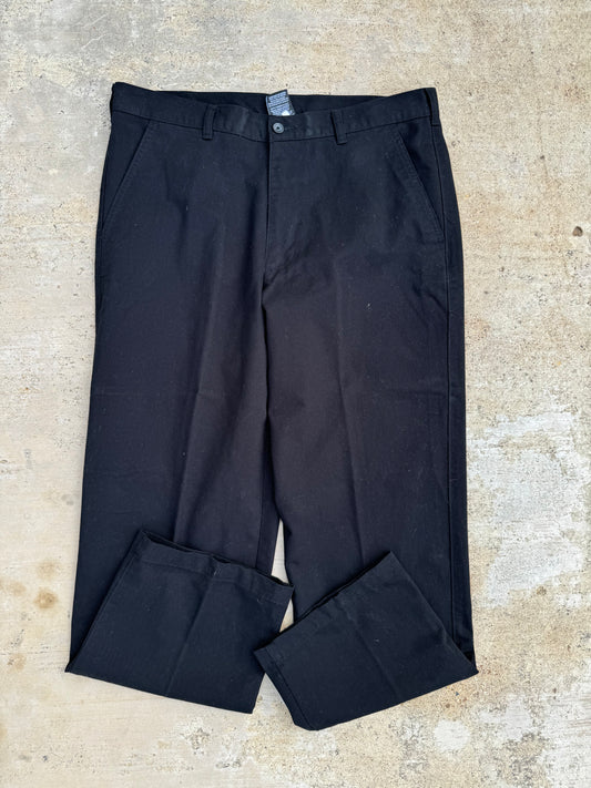Black Chino Pants / 34x30