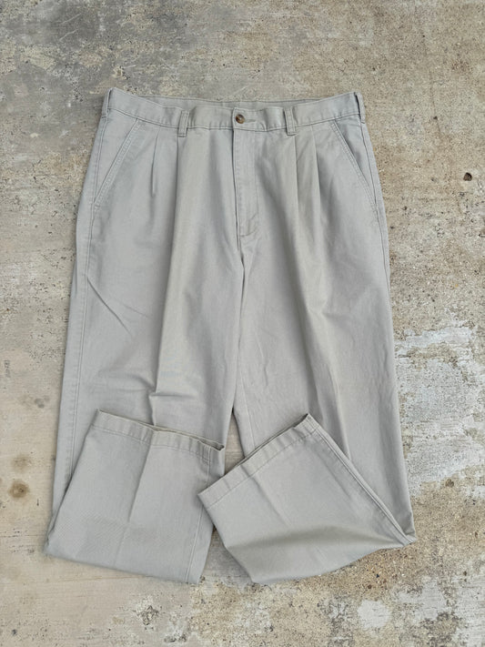 Y2K Khaki Chino Pants / 34x30