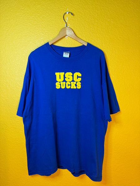 Vintage USC SUCKS Tee - XLarge