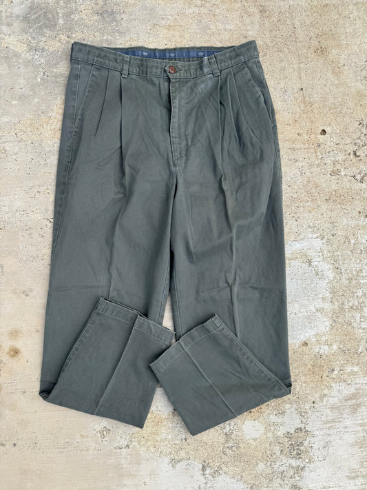 Y2K Grey Chino Pants / 34x32